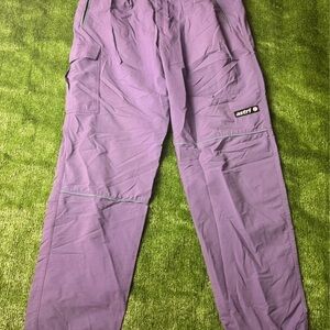 Astr Men's Cargo Pants in Purple